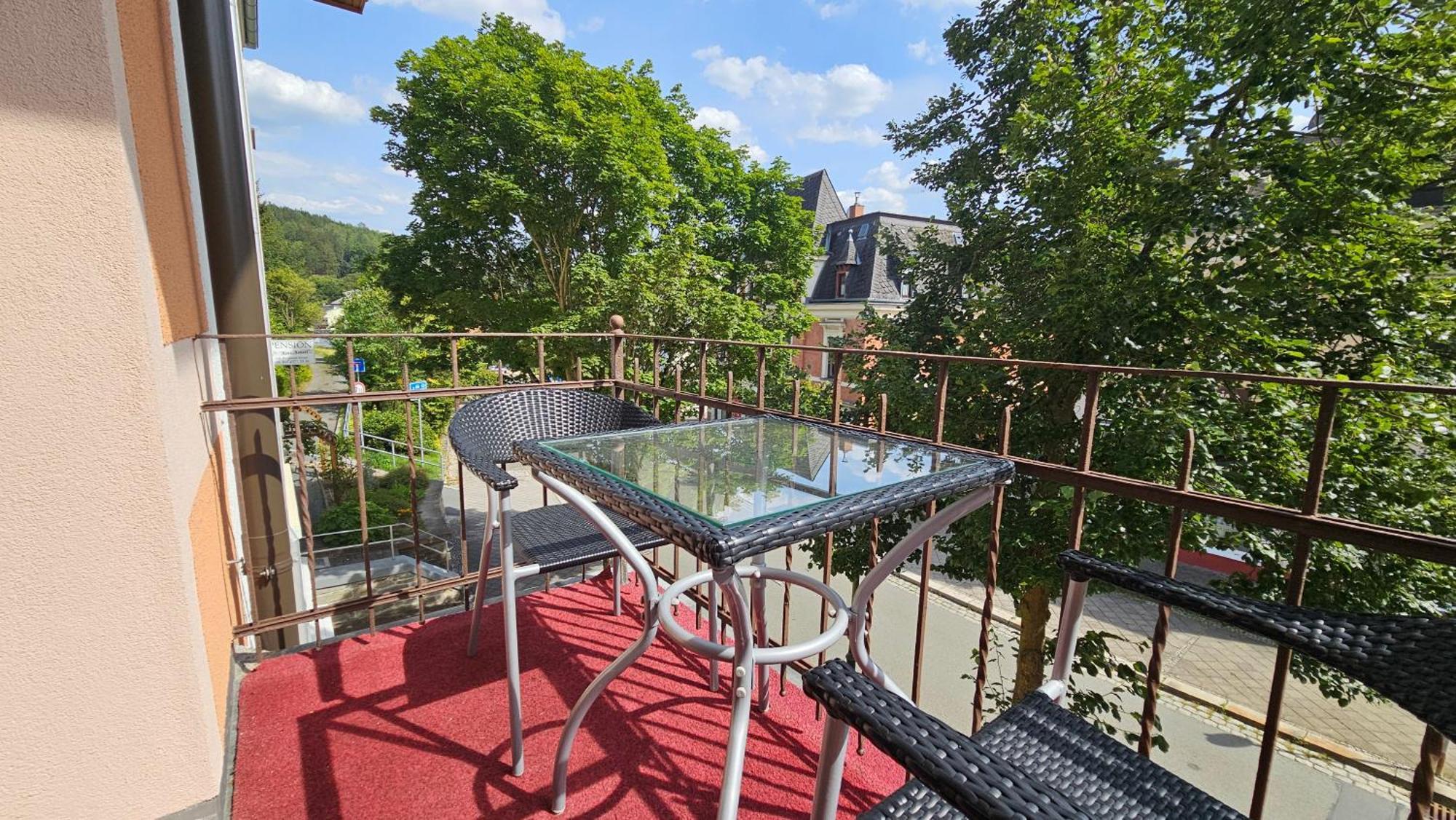 Pension Weisse Rose, Parkplatz, Fruehstueck, Wlan, Zentral 巴特埃尔斯特 外观 照片