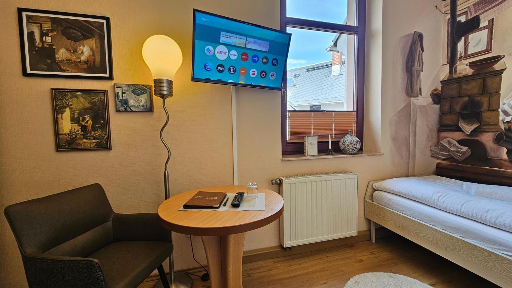 Pension Weisse Rose, Parkplatz, Fruehstueck, Wlan, Zentral 巴特埃尔斯特 外观 照片