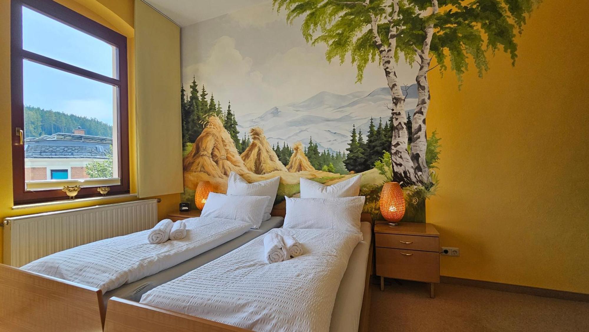 Pension Weisse Rose, Parkplatz, Fruehstueck, Wlan, Zentral 巴特埃尔斯特 外观 照片
